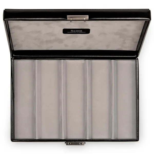 M9.A13.010421 - Case for bracelets, pearl necklaces etc. VARIO CASO vario caso black leather