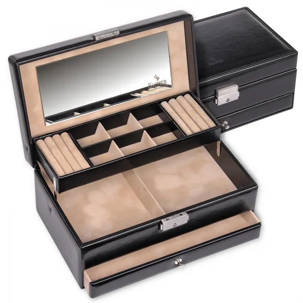 34.000.290443 - Jewellery box Helen new classic black