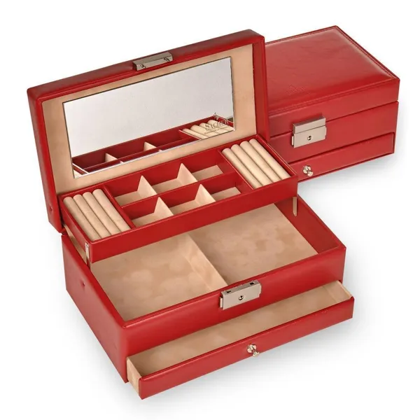 34.000.295043 - Jewellery box Helen new classic red