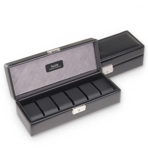 2017.511.2904N04 - Watch case for 6 watches gents black