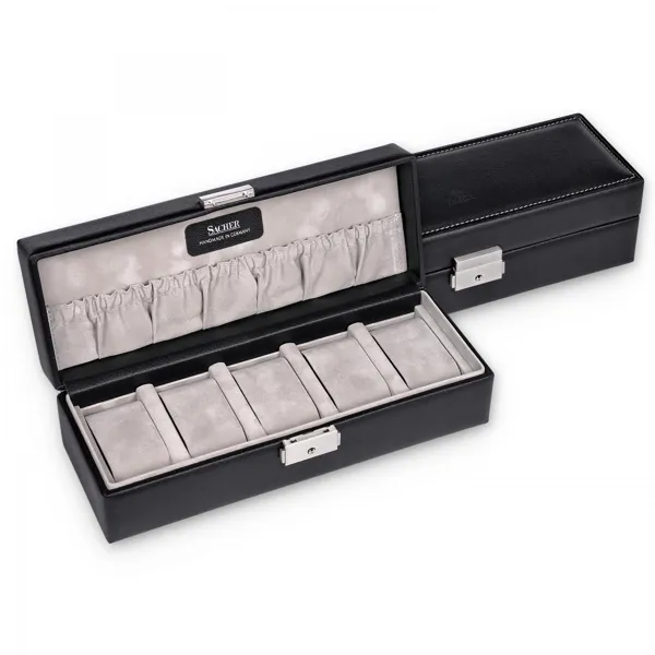 1015.150421 - Watch case for 5 watches tamigi sport black leather