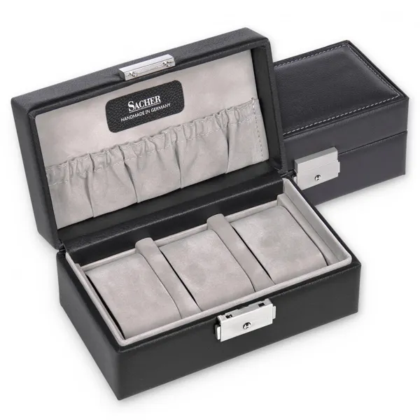 1013.150421 - Watch case for 3 watches tamigi sport black leather