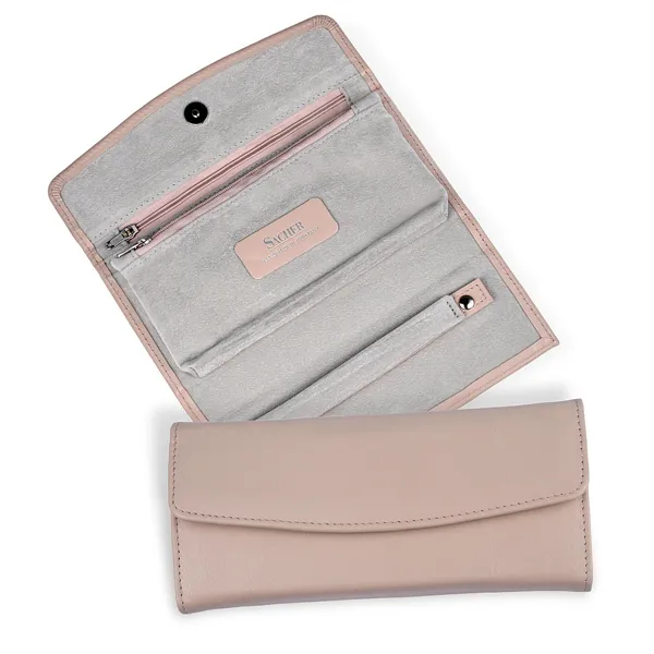 1010.560221 - Jewellery roll pastello / rosé (leather)