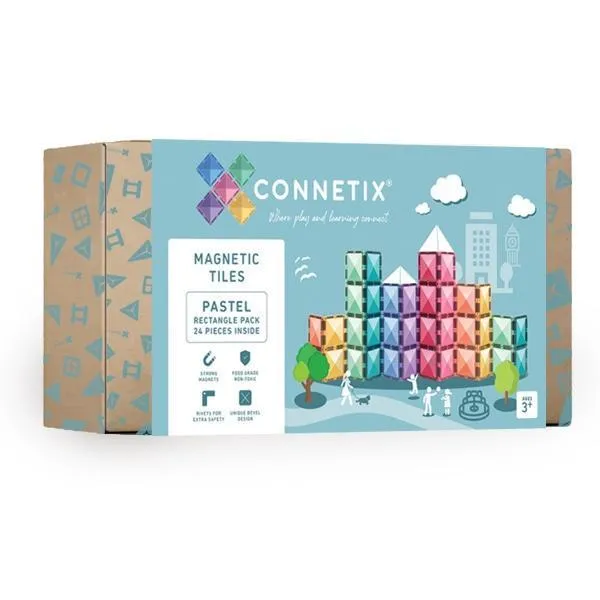 CT-P-00024-RE - Pastel Rectangle Pack 24 pc