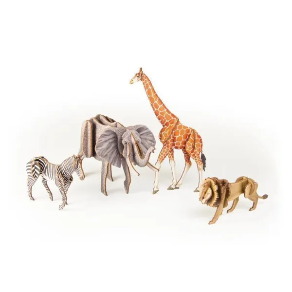 8508 - 3D craft set "African animals"