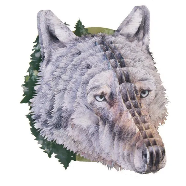 8603 - 3D Animal head "Wolf"