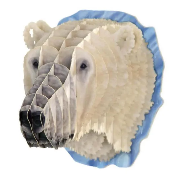 8607 - 3D Animal head "Eisbr"