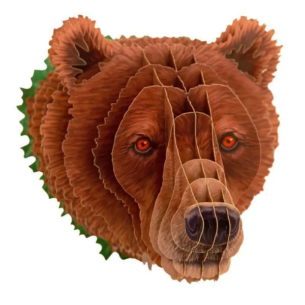 8608 - 3D Animal head "Braunbr"