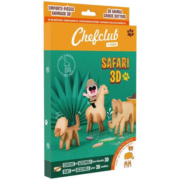 284120 - Cookie cutter Safari biscuits 3D