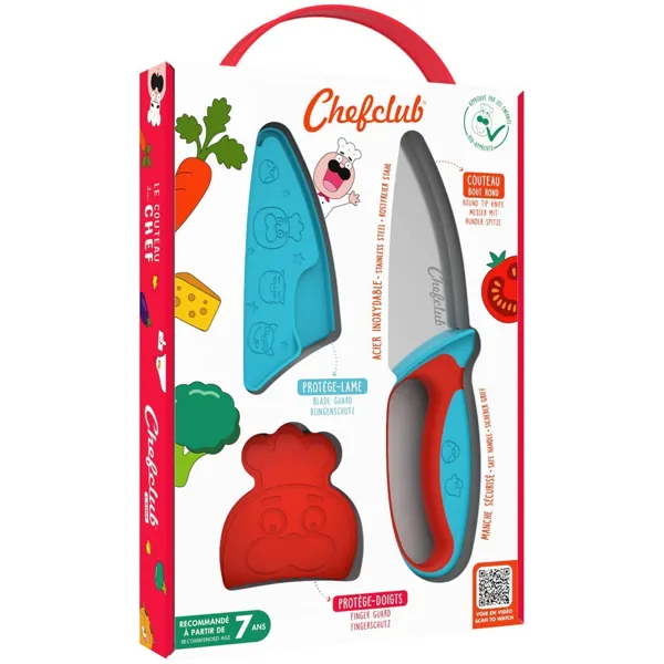 284031 - Knife for children blue red