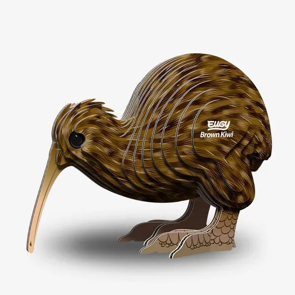 650091 - 3D craft kit brown kiwi (MQ6)