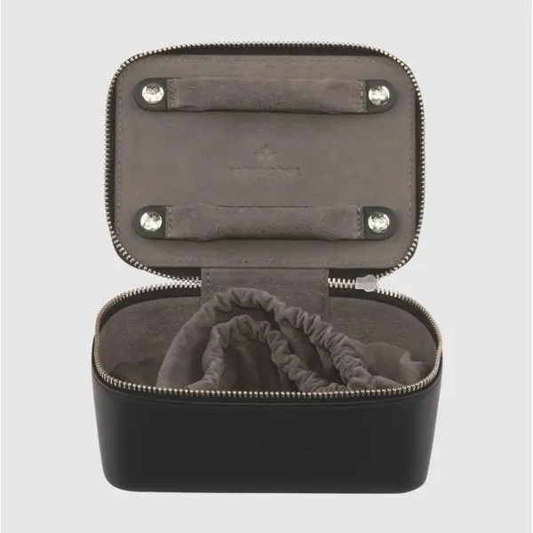 803118.08 - Jewellery case square nappa black (full cowhide)