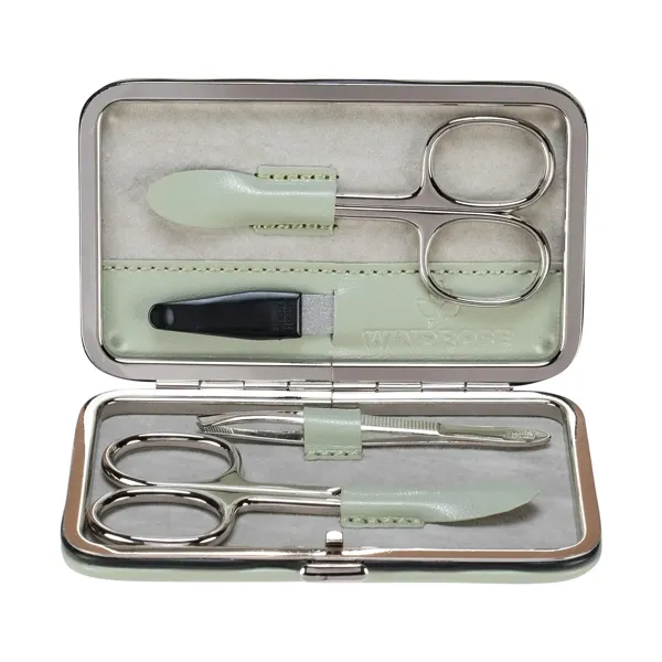 803665.14 - 4-piece manicure case Merino Moda sage