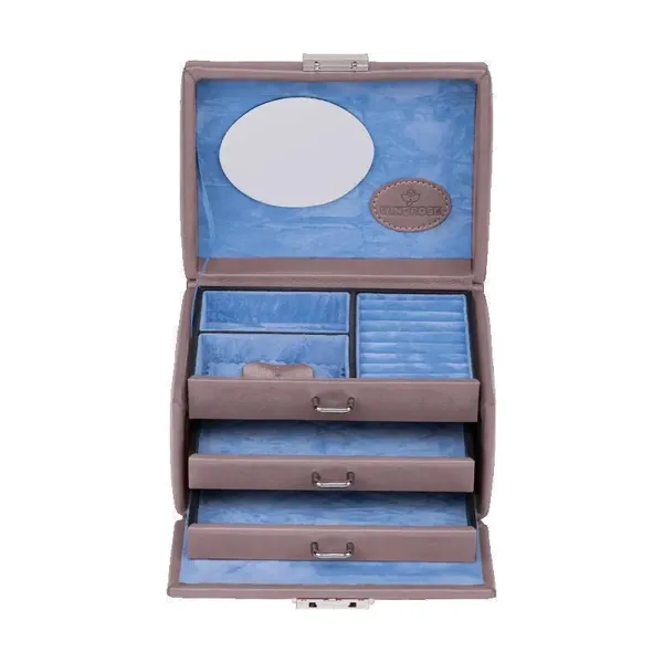 803676.07 - small jewellery case Merino Moda grey