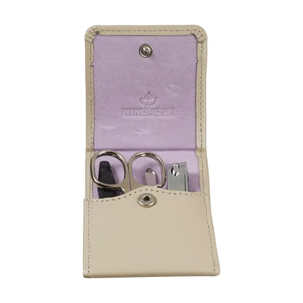 803682.12 - 4-piece manicure case Merino Moda beige