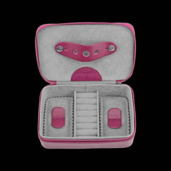 803856.06 - Jewellery box Beluga berry (leather)