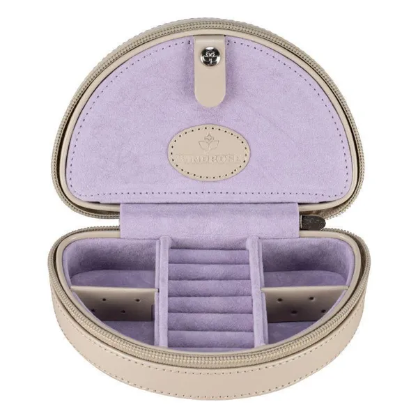 803924.12 - Small jewellery case with zip Merino Moda beige