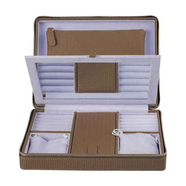 803949.02 - Reissverschluss Schmuckbox Corbello mocca