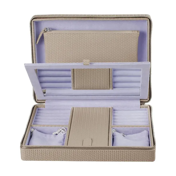 803949.07 - Reissverschluss Schmuckbox Corbello taupe
