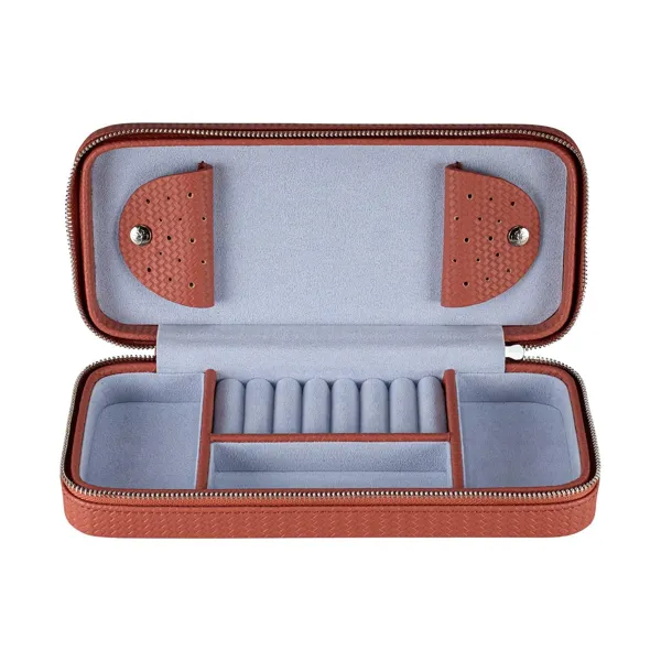 803950.03 - Zip fastener charm box Corbello terracotta