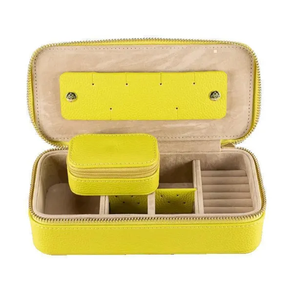 803972.03 - Jewellery case M with zip fastener Aurora lime