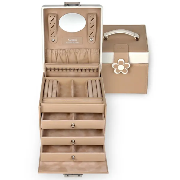 28.000.507443 - Jewellery box Erika bella fiore beige