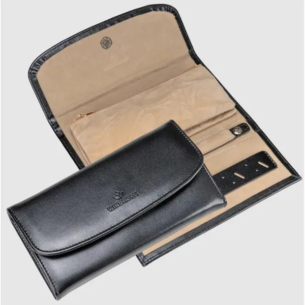 803340.08 - Jewellery bag Merino black