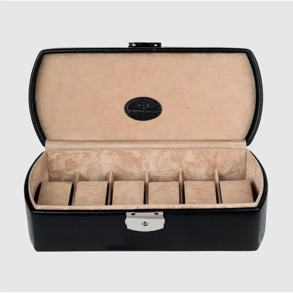 803740.08 - Watch box Merino black