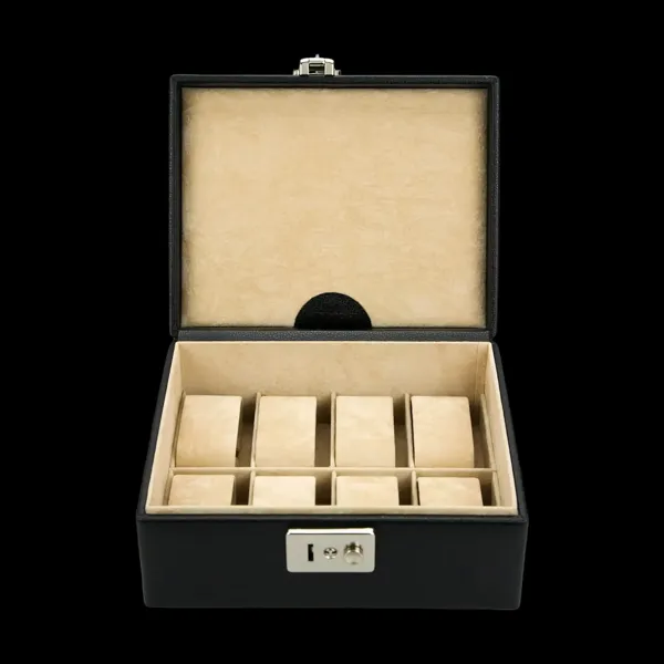 803860.08 - Uhrenkassette Beluga schwarz (Leder)
