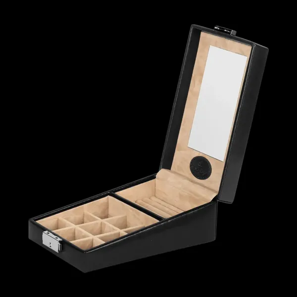 803919.08 - Jewellery box small Merino black