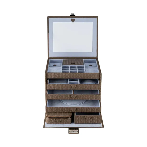 803955.02 - Jewellery case XL with travel case Corbello mocca