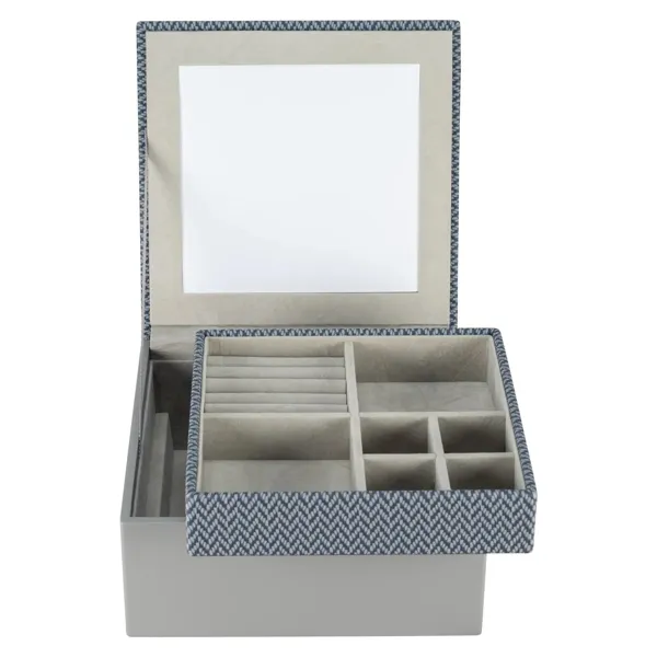 803960.07 - Jewellery box small Calma grey