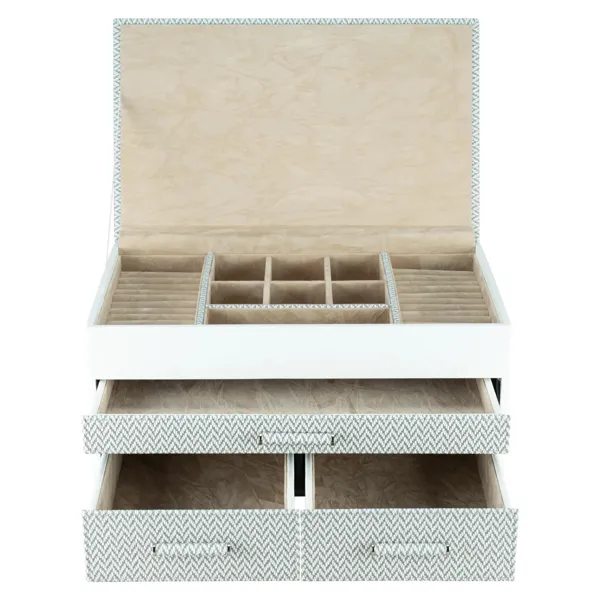 803961.03 - Jewellery box large Calma white