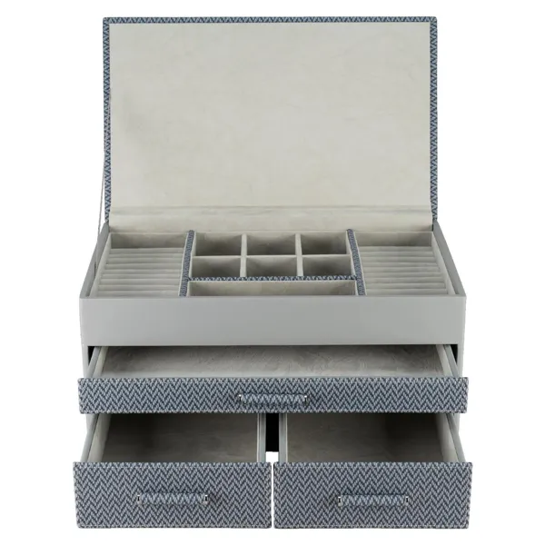 803961.07 - Jewellery box large Calma grey