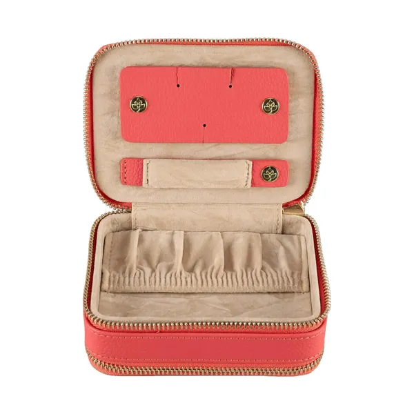 803970.01 - Jewellery case S with zip Aurora coral