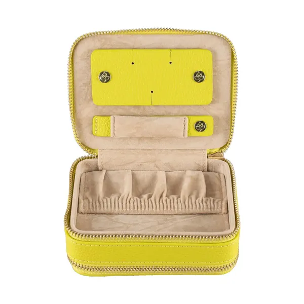 803970.03 - Jewellery case S with zip Aurora lime