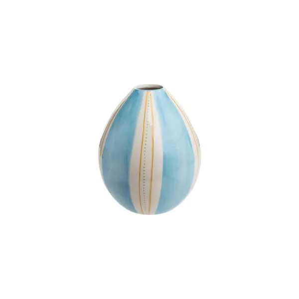 POR638 - Storage jar STRIPES 11 cm