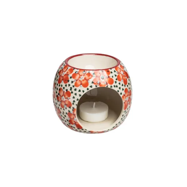 POR667 - FLOWER scented oil lamp