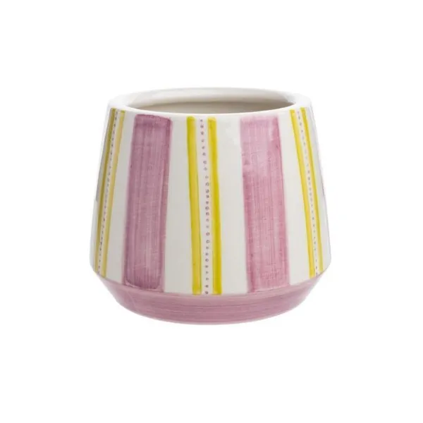 POR678 - Flower pot ROSE AQUARELL