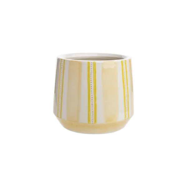 POR680 - CREAM AQUARELL flower pot