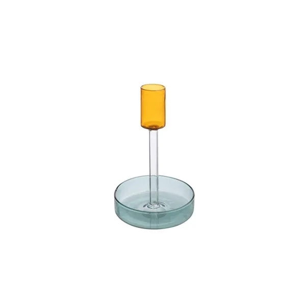 GLA019 - Candlestick ORANGE RAINBOW