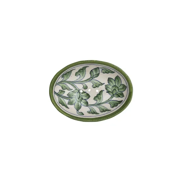 POR556 - Soap dish BLUE POTTERY