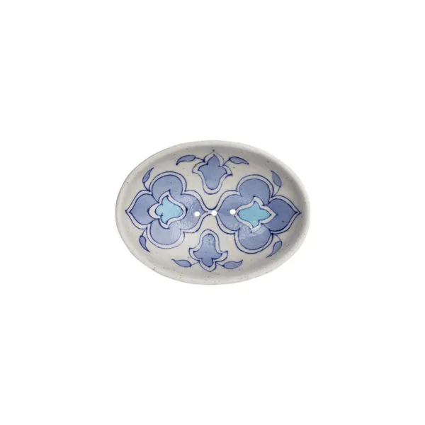 POR558 - Soap dish BLUE POTTERY