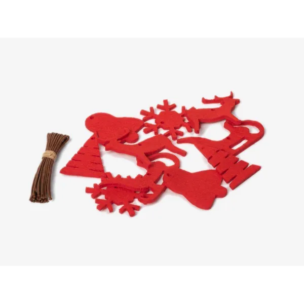 3980882 - FELT decoration SMALL - 20 pcs
