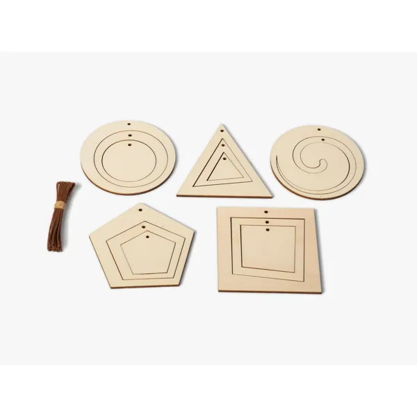 3980950 - GEO decoration LARGE - 28 pcs