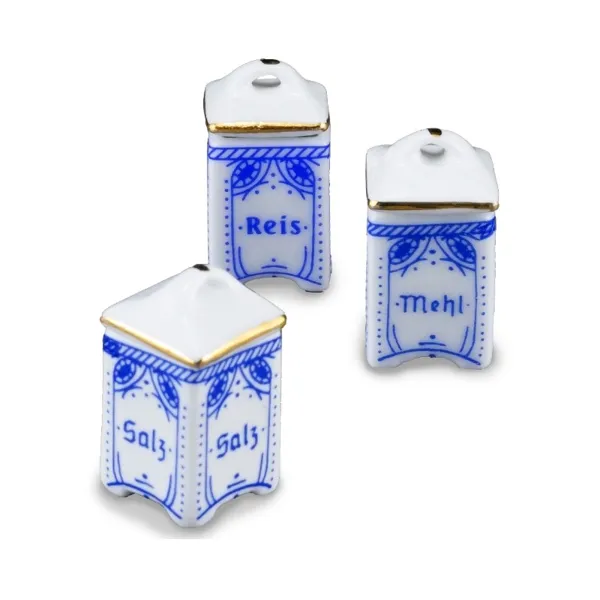 001.818/5 - Kitchen Jars, 3 Pieces, miniature
