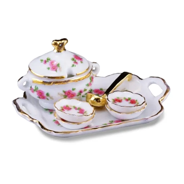 001.647/5 - Soup Set "Lisa" on Tray, miniature