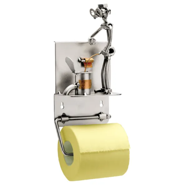 0102WC - Toilet Paper Holder "Peeing"