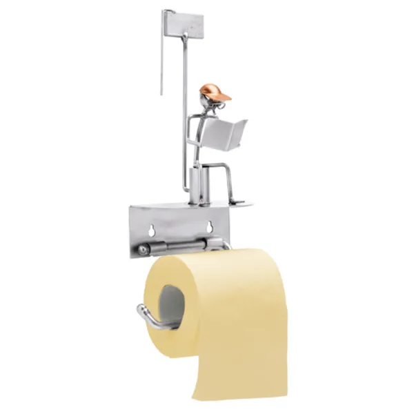 8010WC - Toilet Paper Holder "Newspaper Reader"