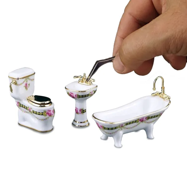 001.768/3 - Bathroom Set "Victoria", 3-piece, miniature